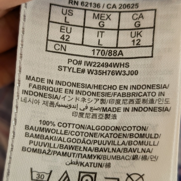 VINTAGE Guess Plaid Snap Button Up Est 1981 Sleeve Top Sz L - Picture 6 of 10